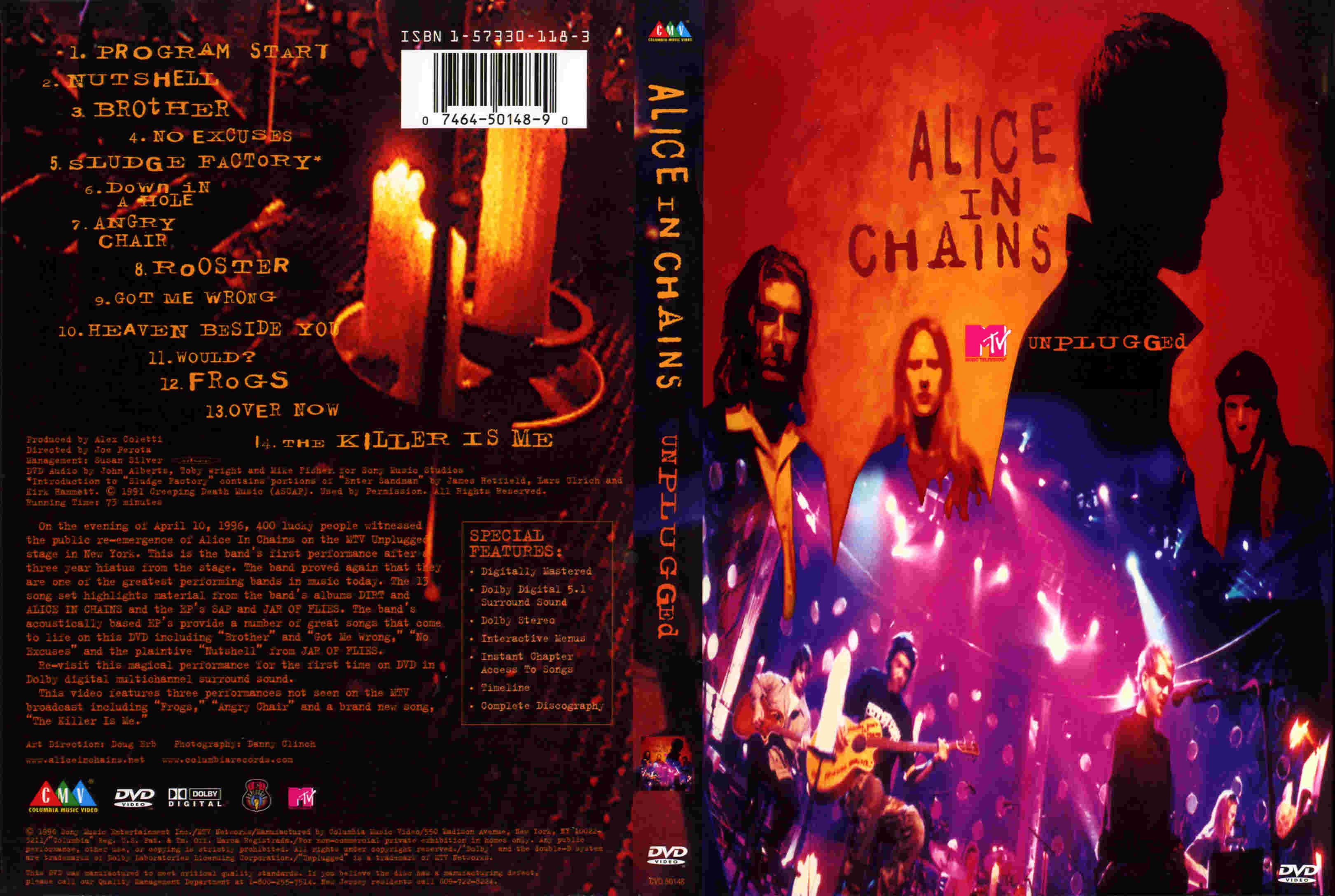 Alice In Chains MTV Unplugged : Front